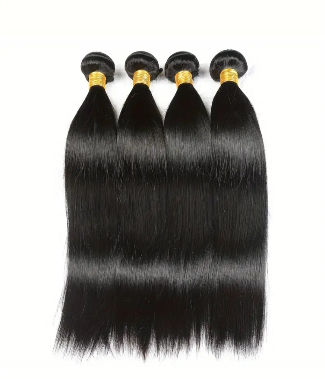 3pcs bundles Peruvian Bone Straight Human Hair Bundles 12A| Natural Black 20-inch