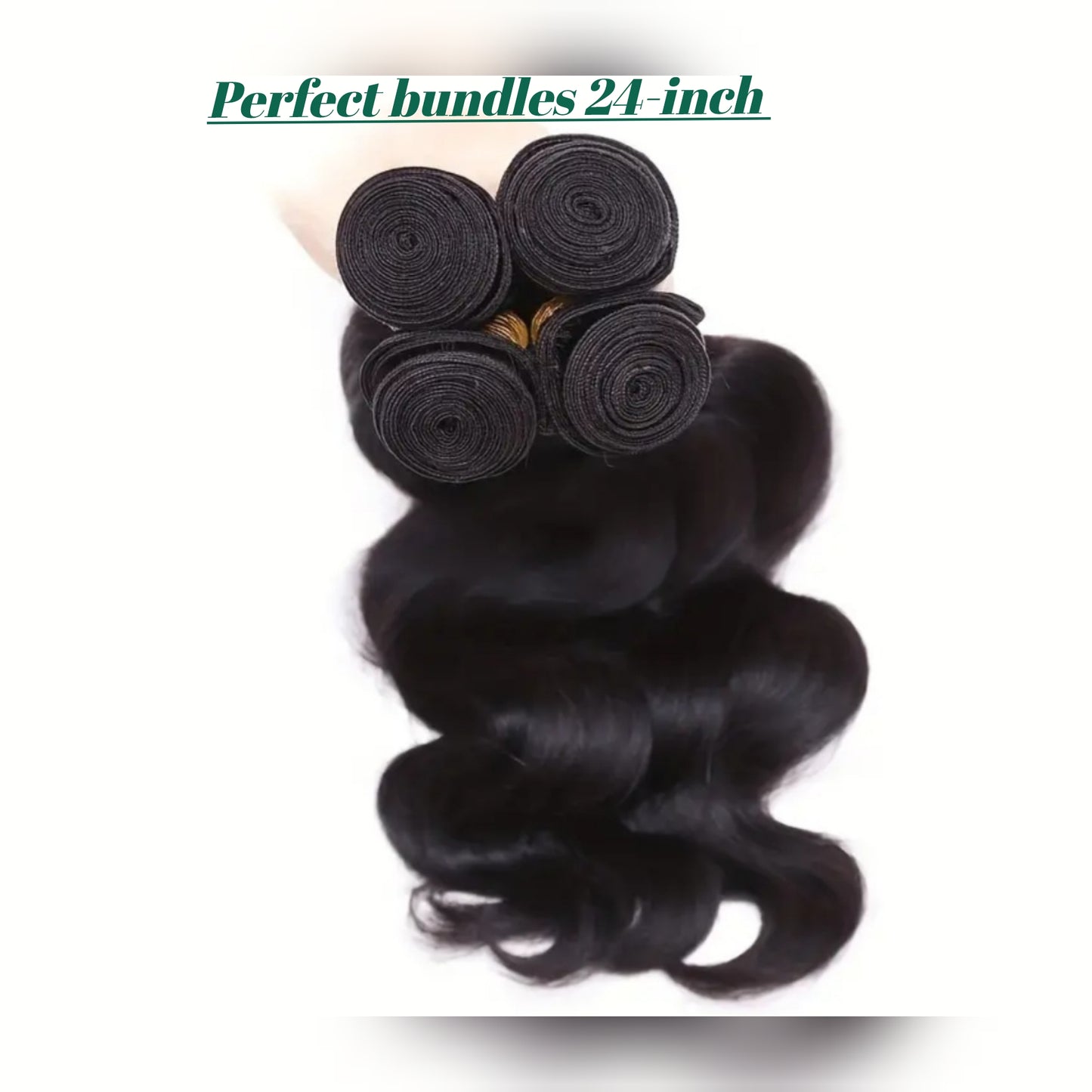 3PCS body wave hai human Hair Bundles 10A Peruvian Brazilian Virgin Human Hair 24-inch Body Wave Bundles Natural Color 100%